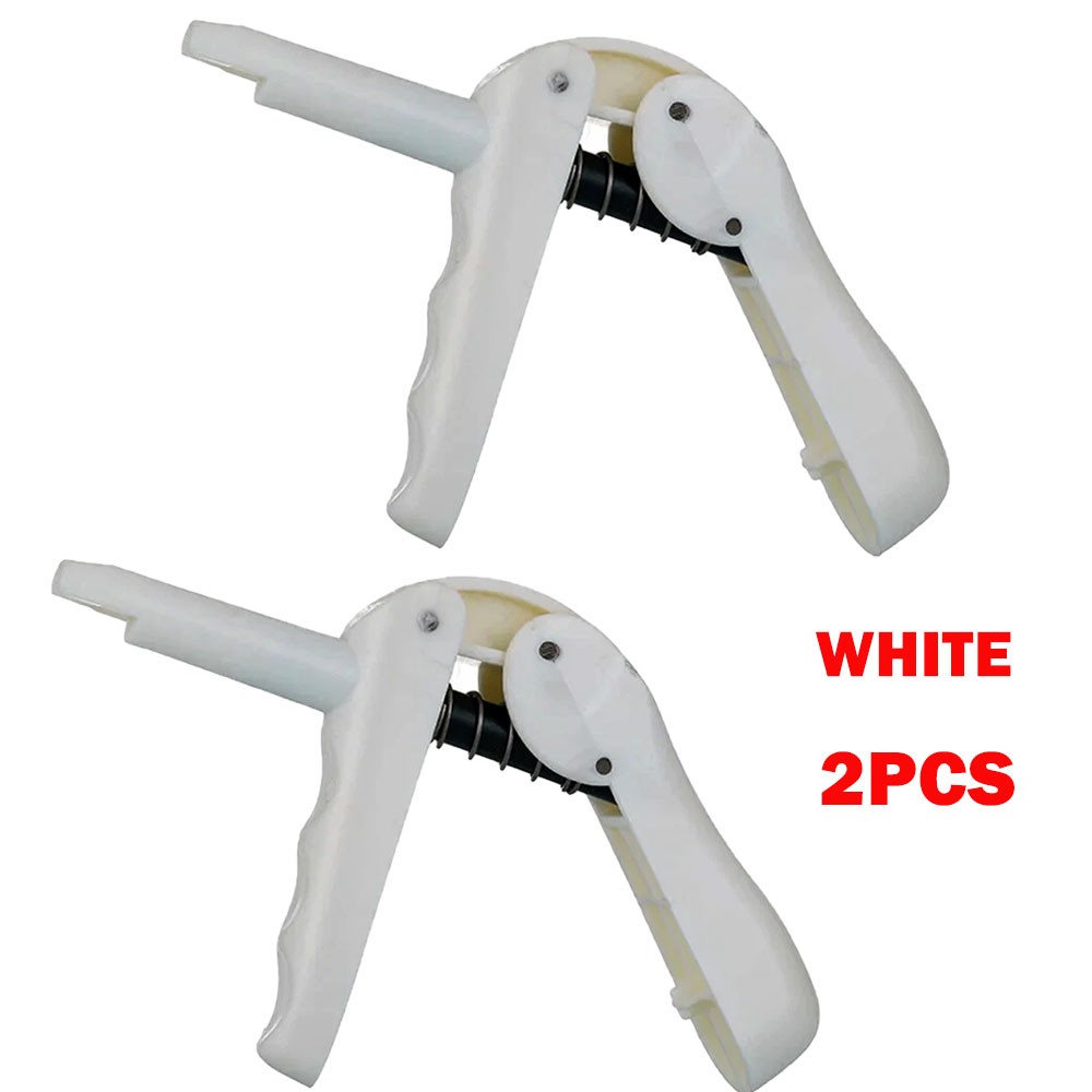 2Pcs White Dental Composite Gun Dispenser Applicator For Unidose Compules USA