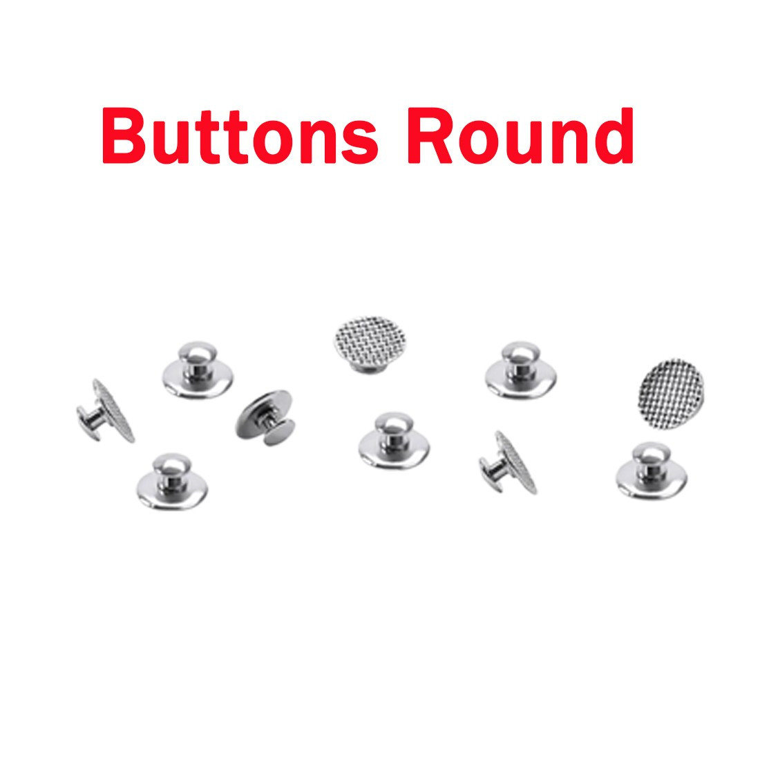 100x Dental Orthodontic Lingual Buttons Traction Hook Bondable Round Caplin Hook