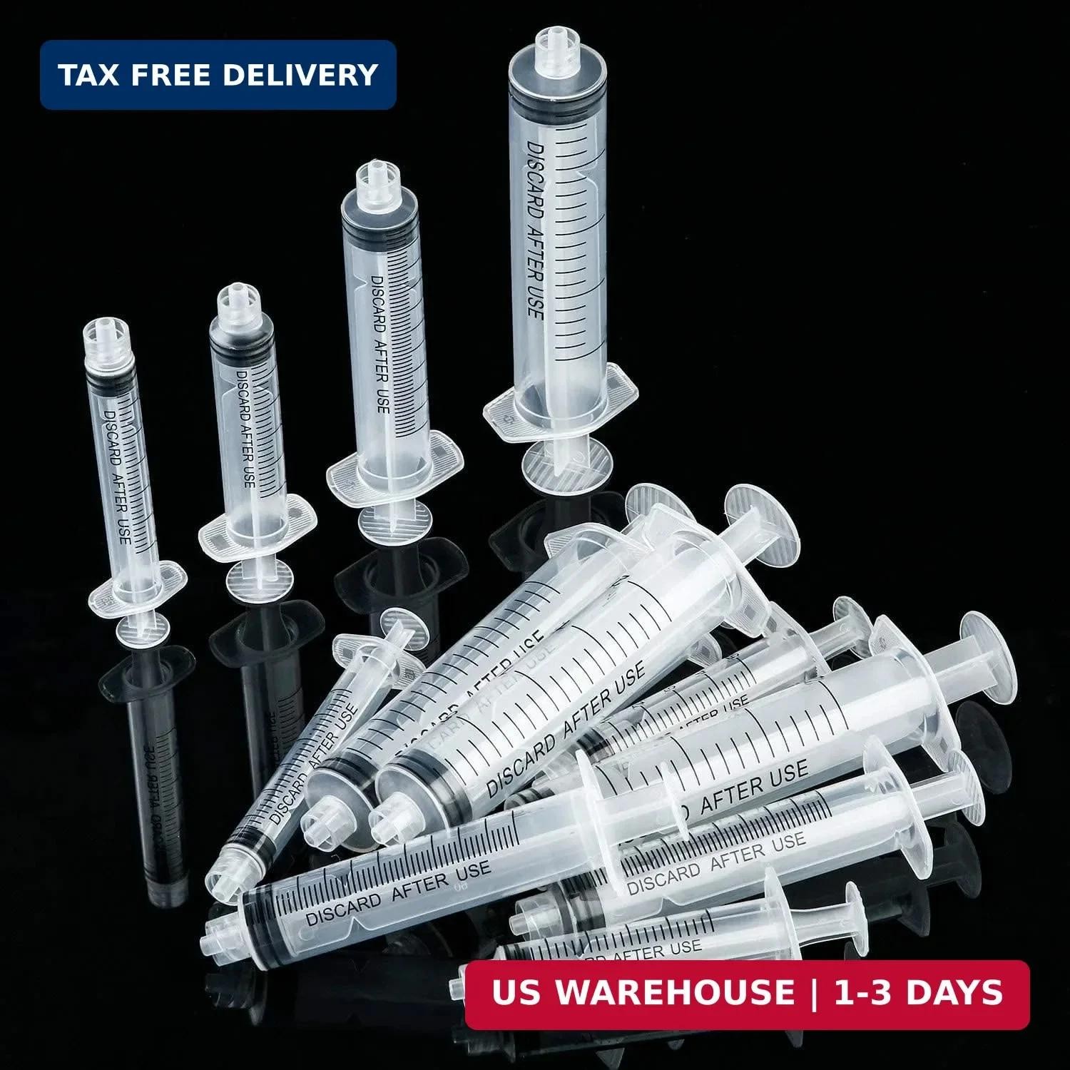 52 Pcs – 3ml 5ml 10ml 20ml Syringes with 14ga, 20ga,21ga, 23ga Blunt Tip Needles