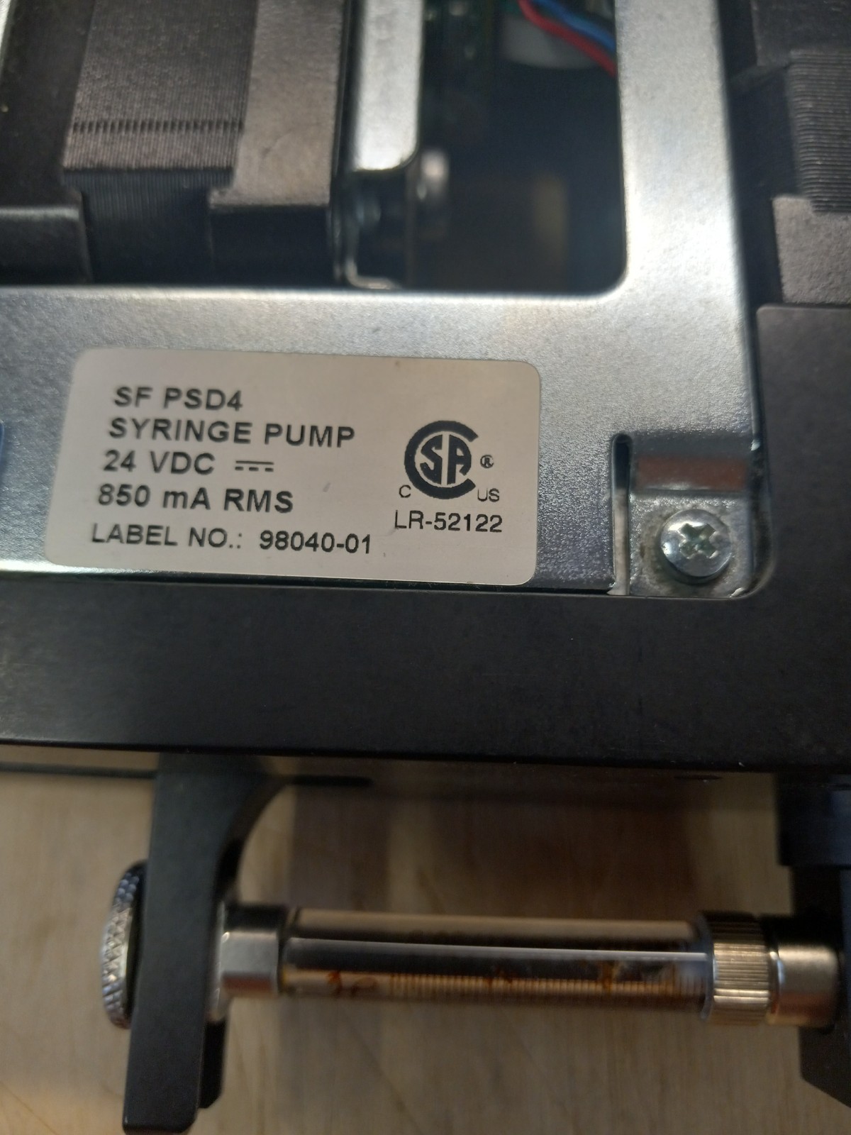 Hamilton SF PSD4 6604737-001 Precision Syringe Pump 97709-01