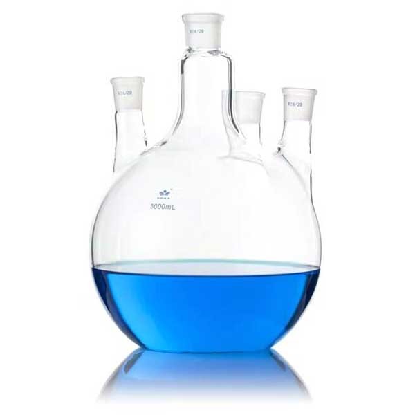 25ml – 1000ml 1-4 Necks Flat Bottom Boiling Flask with Standard Outer Joints