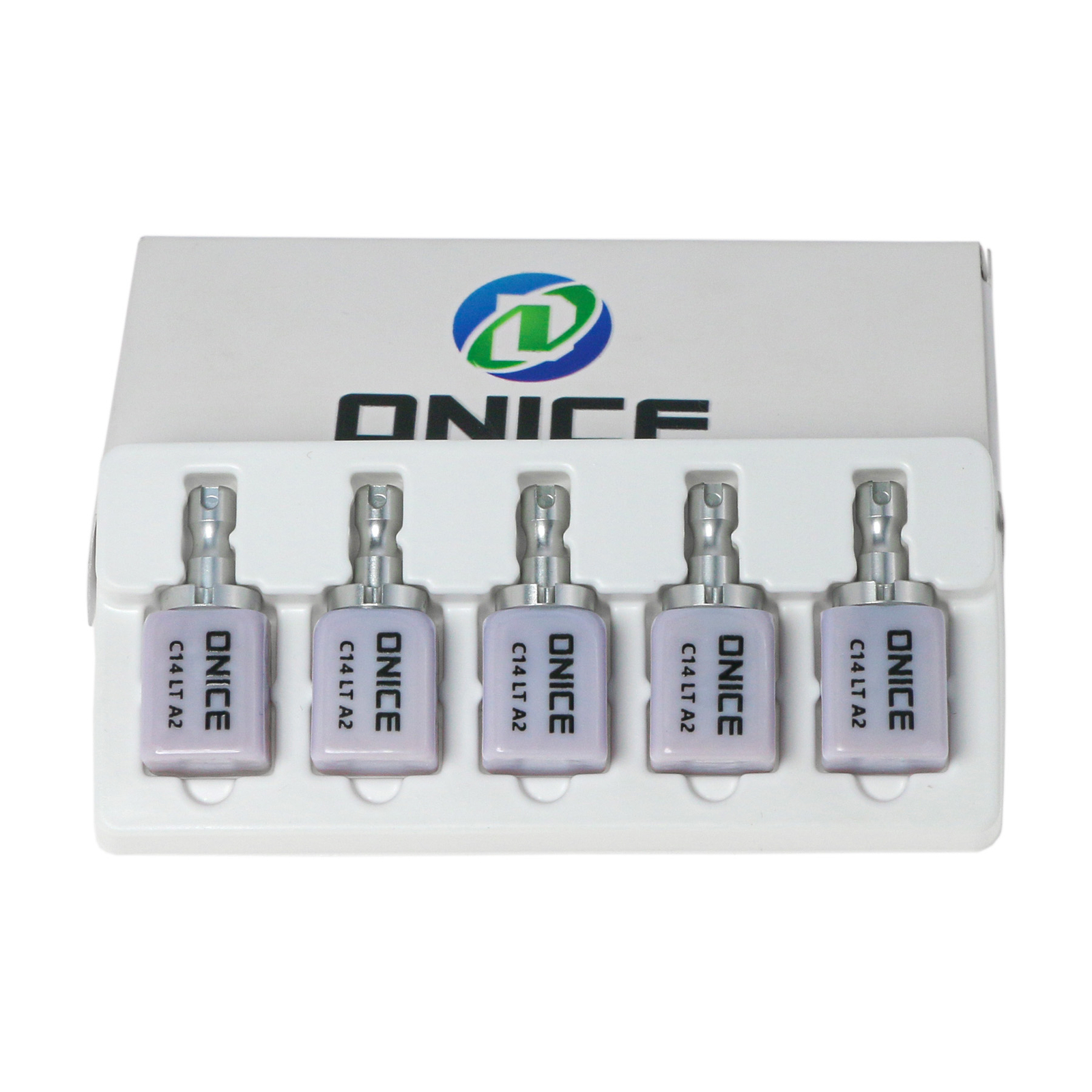 5Pcs/Box Dental LT HT C14 Glass Ceramic Lithium Dislicate Blocks Cerec CAD/CAM