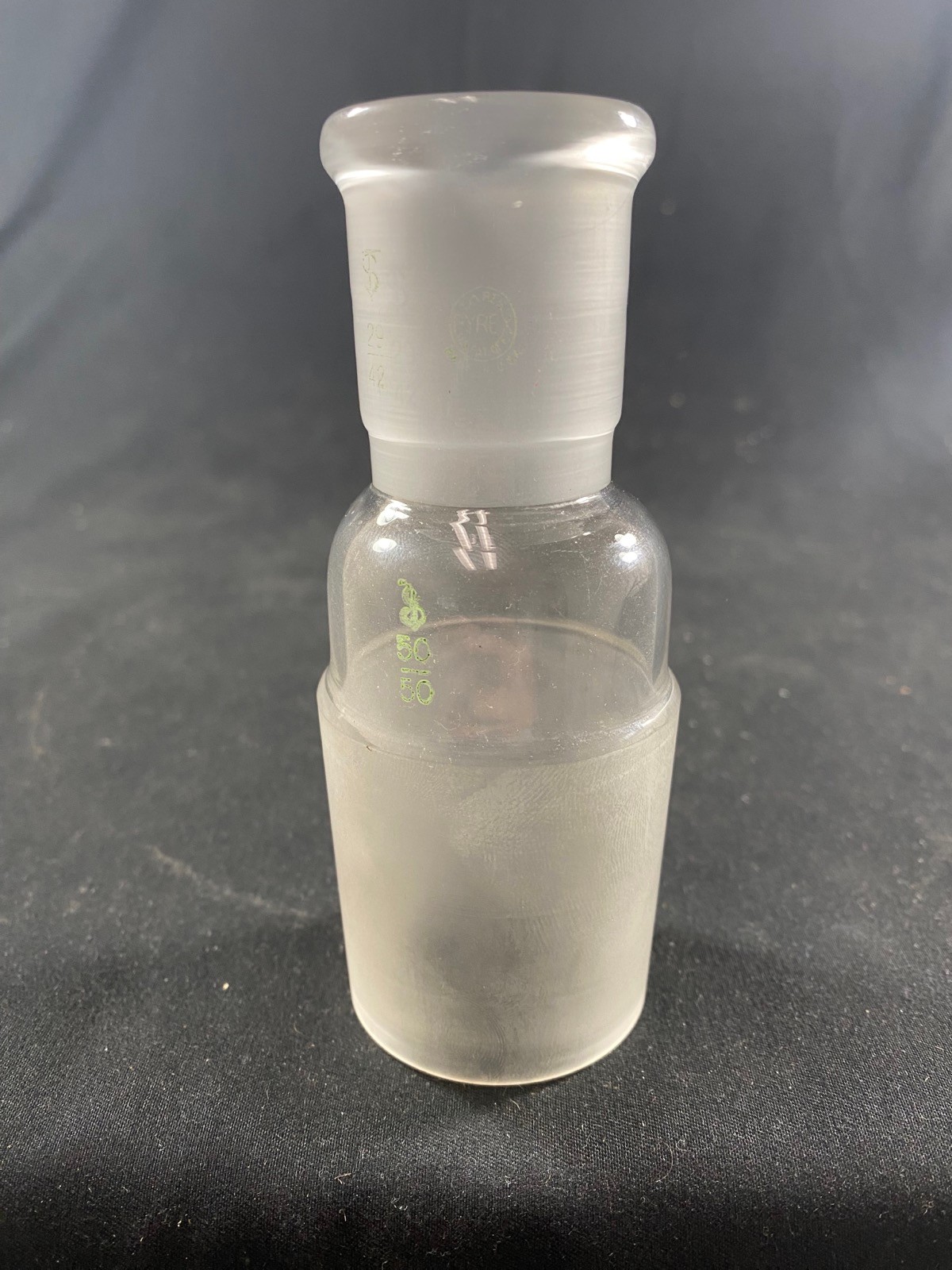 PYREX Glass 29/42 Outer 50/50 Inner Reducing Connecting Adapter 8820-2950