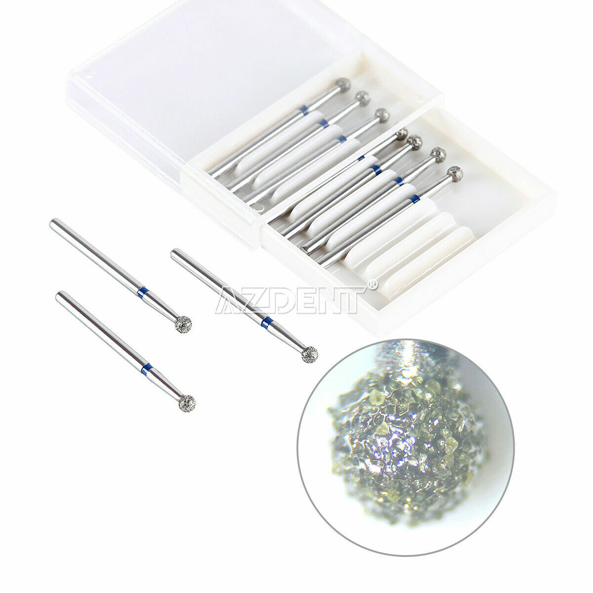Dental Diamond Burs FG XL Ball Round 25mm High Speed Medium/Coarse/Super Coarse