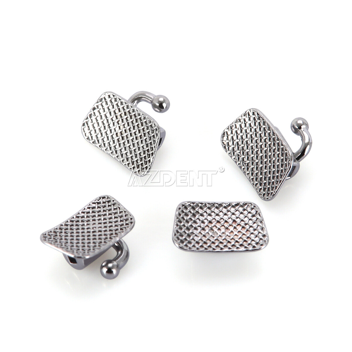 4pcs Dental Orthodontic 1st Molar Edgewise 0.022 Buccal Tubes Bondable Non-conv
