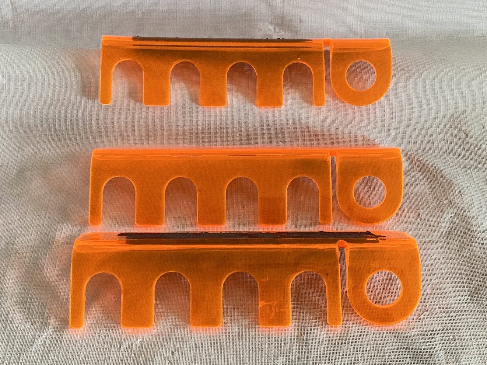 (3) IBI SCIENTIFIC 4-Place Hanging Pipette Stand w/ Filler on Right Side PST-50