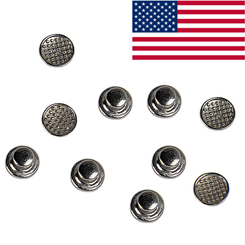 AZDENT Dental Orthodontic Lingual Button for Bondable Round Monoblock Metal
