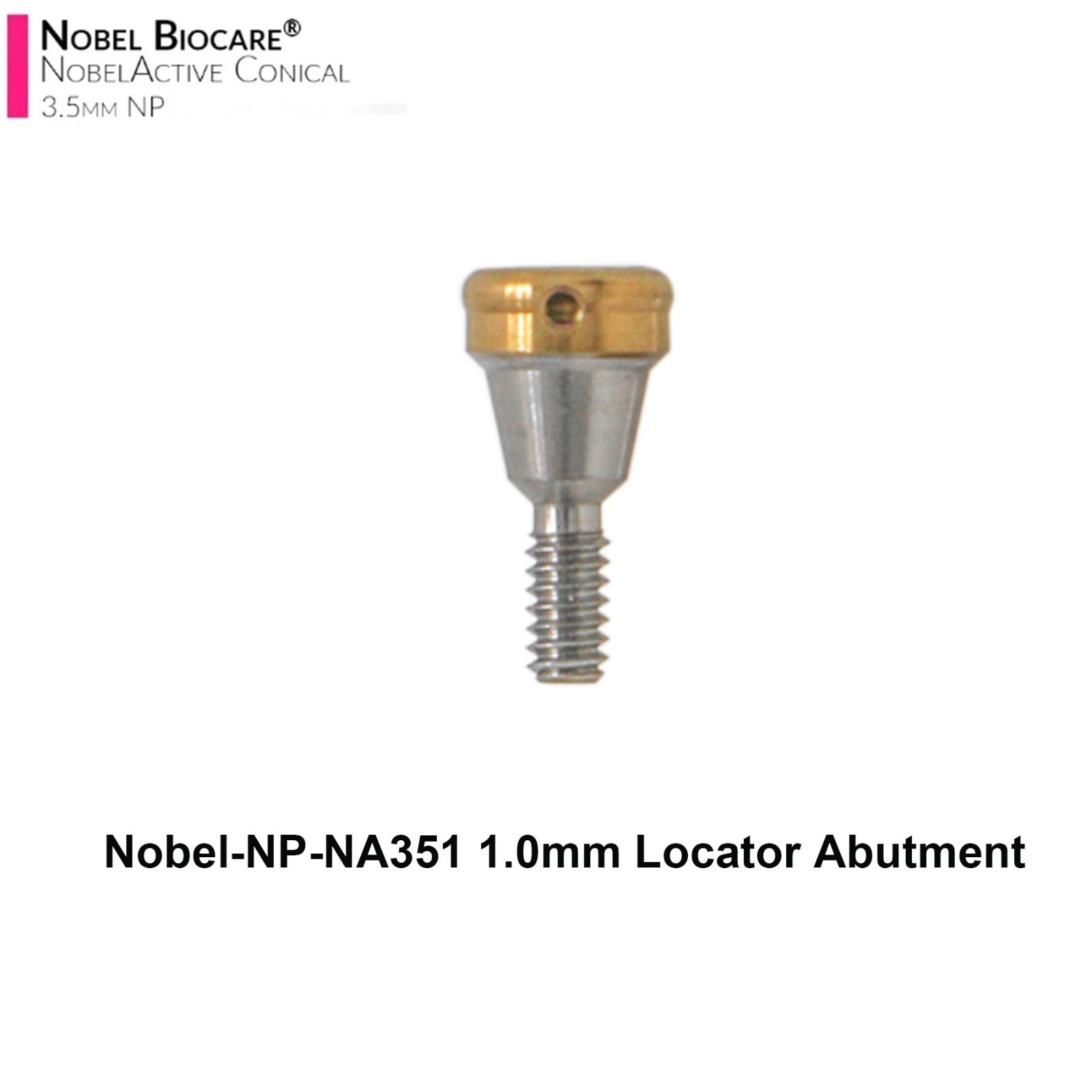 ZEST NOBEL Locator Abutment for Nobel Biocare Active Conical Connection NP & RP