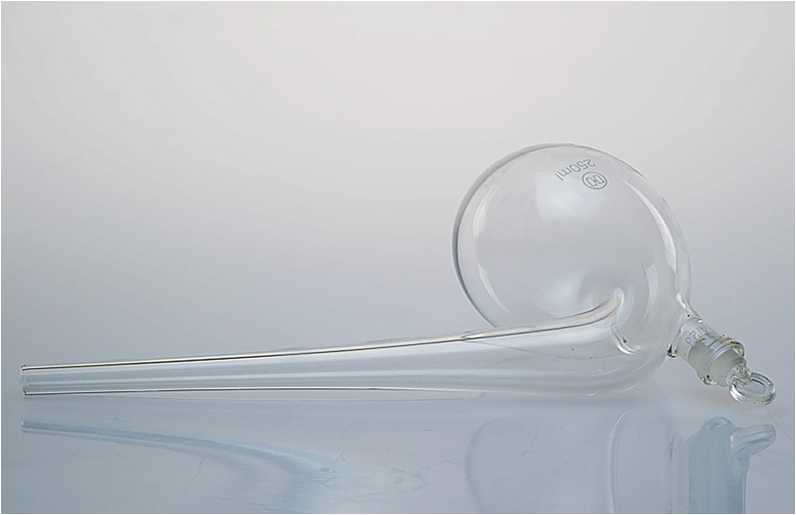 Lab Glass retort flask bottle 1000ml heavy wall new