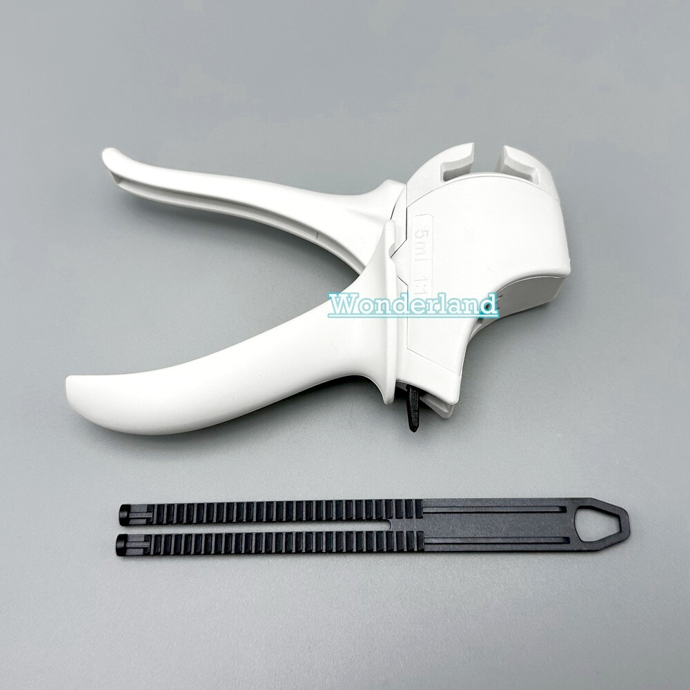 Dental Activa-Spenser Type Dispenser Gun For 5Ml 1:1/10:1 Automix Syringe Cement