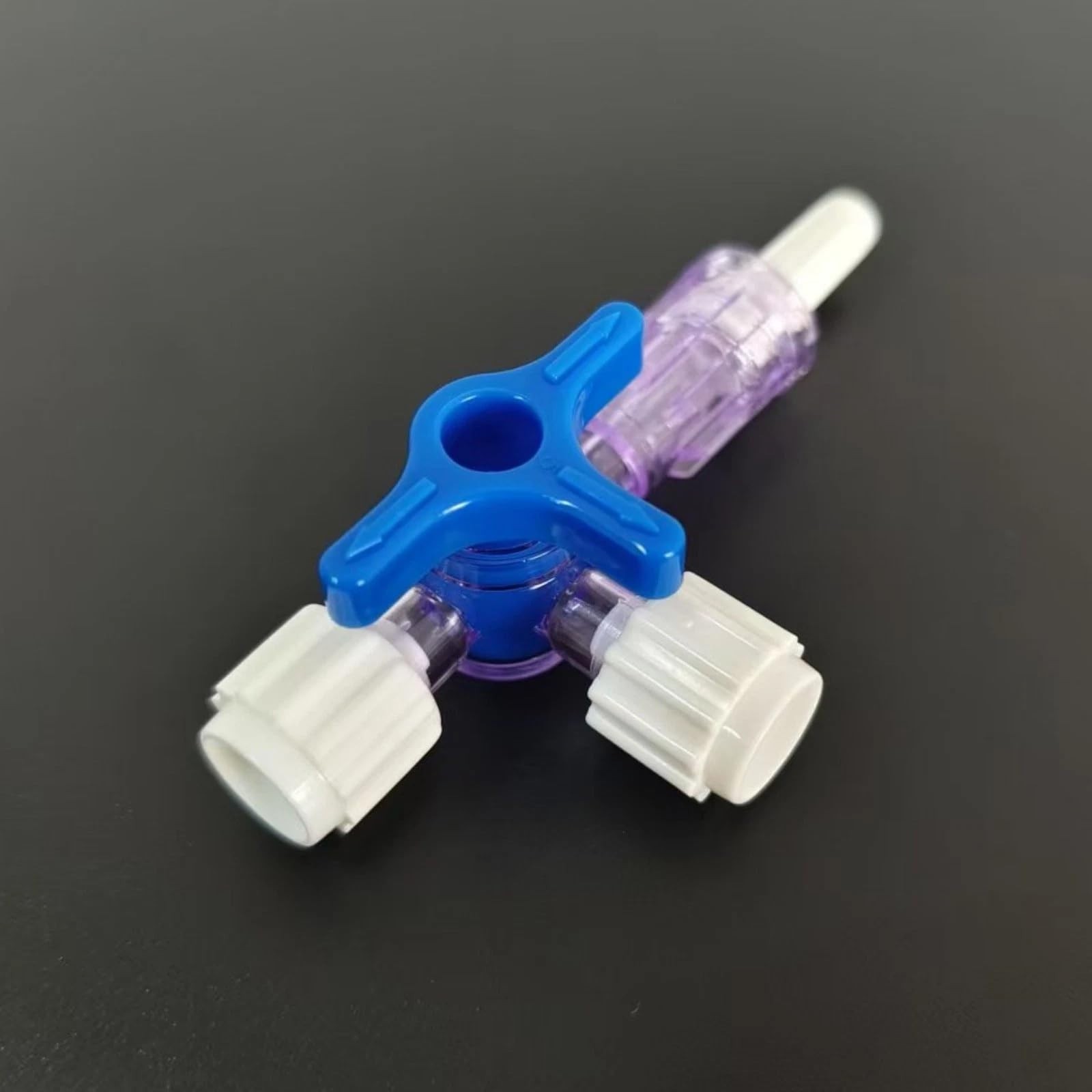 20 Pack 3-Way Luer Stopcocks, Sterile Connections for Veterinary & Lab Use