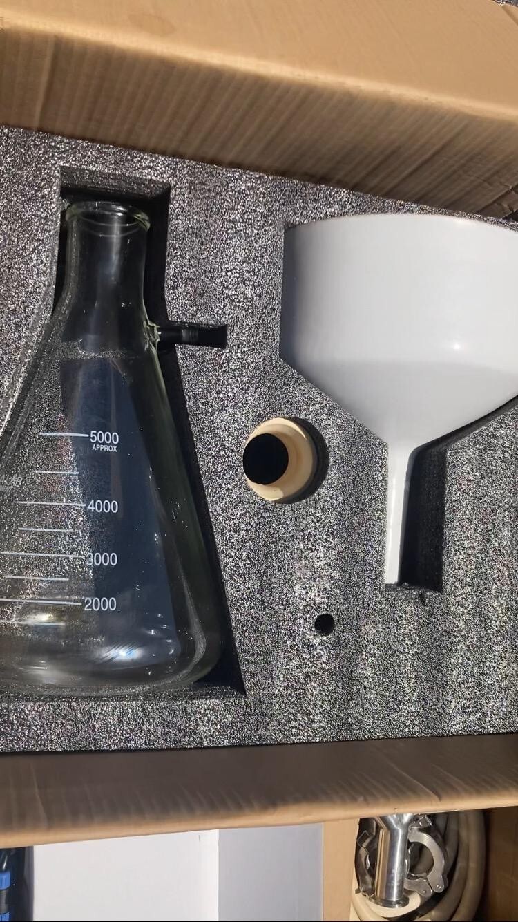 usa labs 5 liter turn key distillation and roto systems.