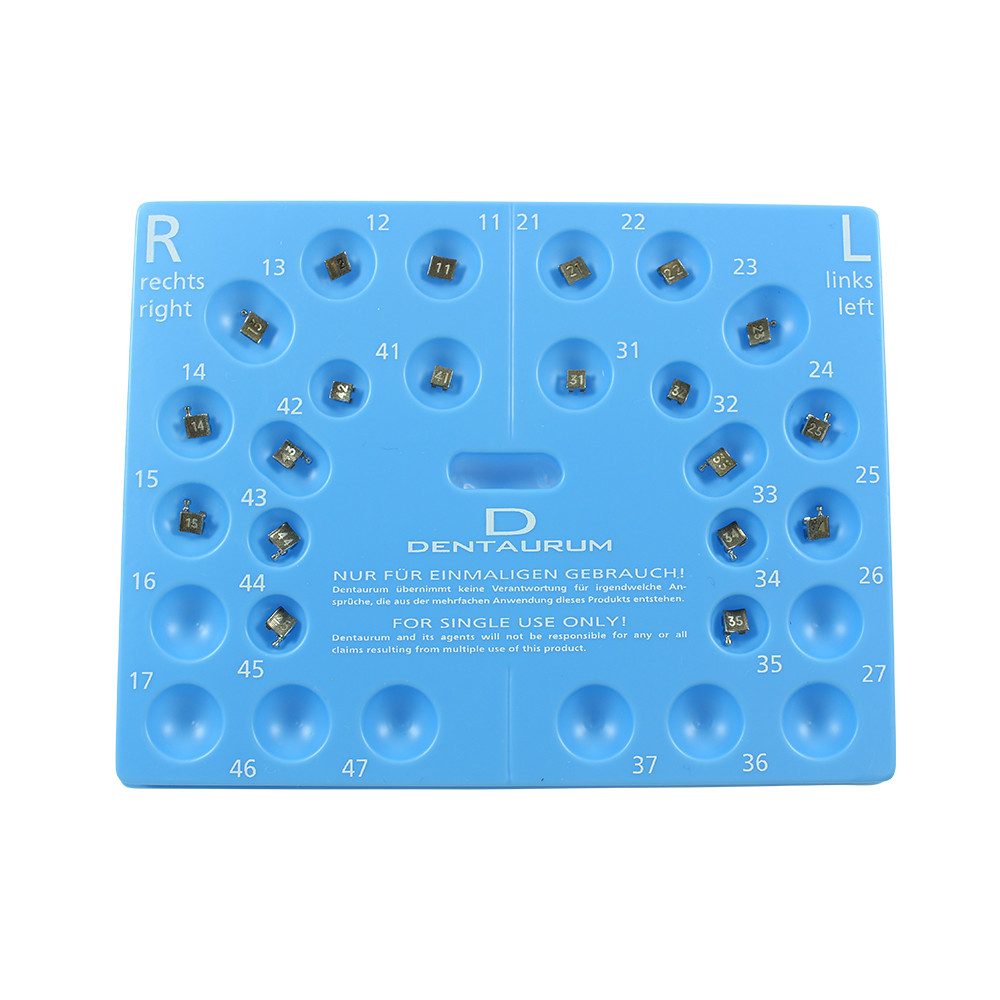 Dental Orthodontic Dentaurum Equilibrium 2 Metal MBT Brackets Kit 20pcs
