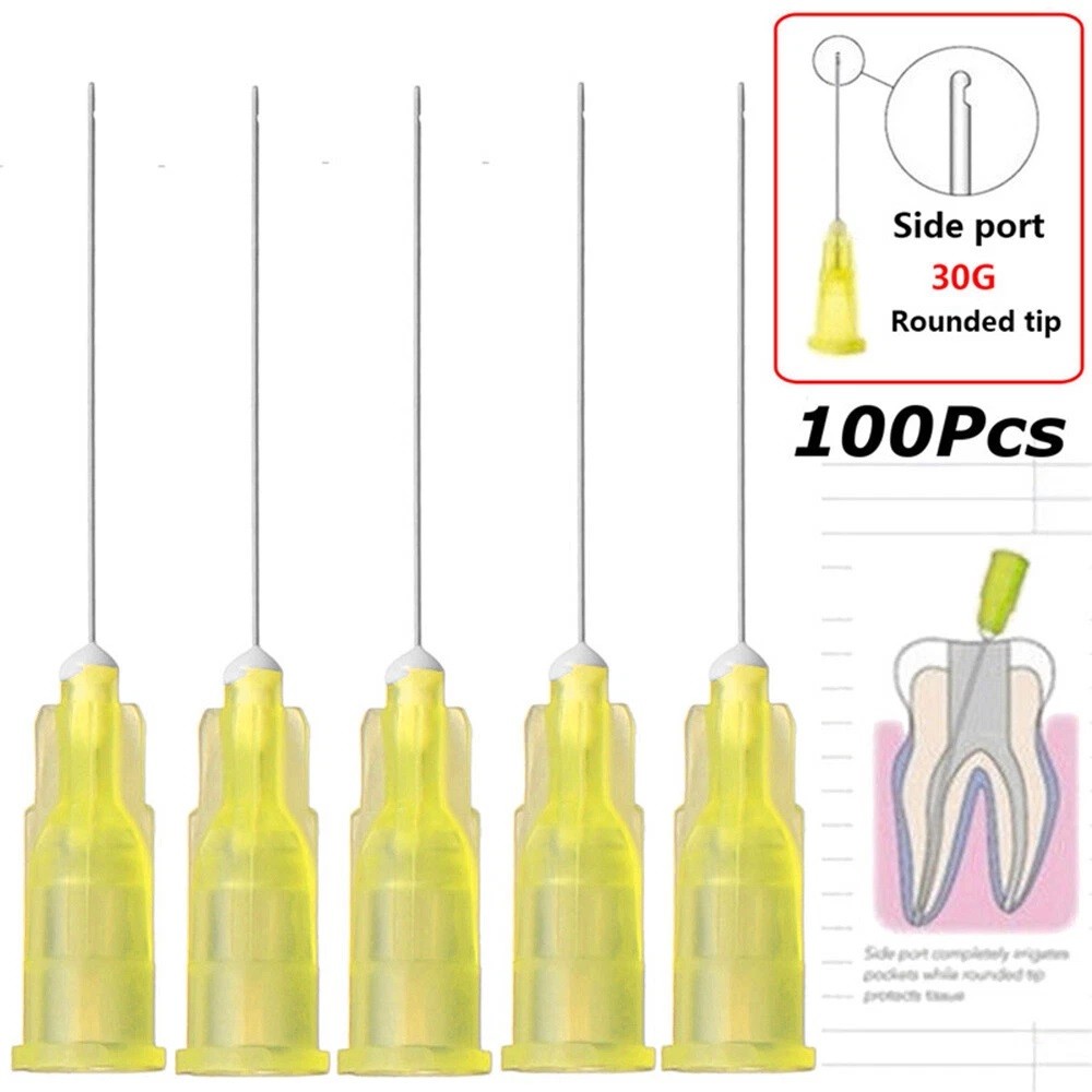 Dental Endodontic Endo Irrigation Needle Tip Disposable Root Canal Syringe Tips