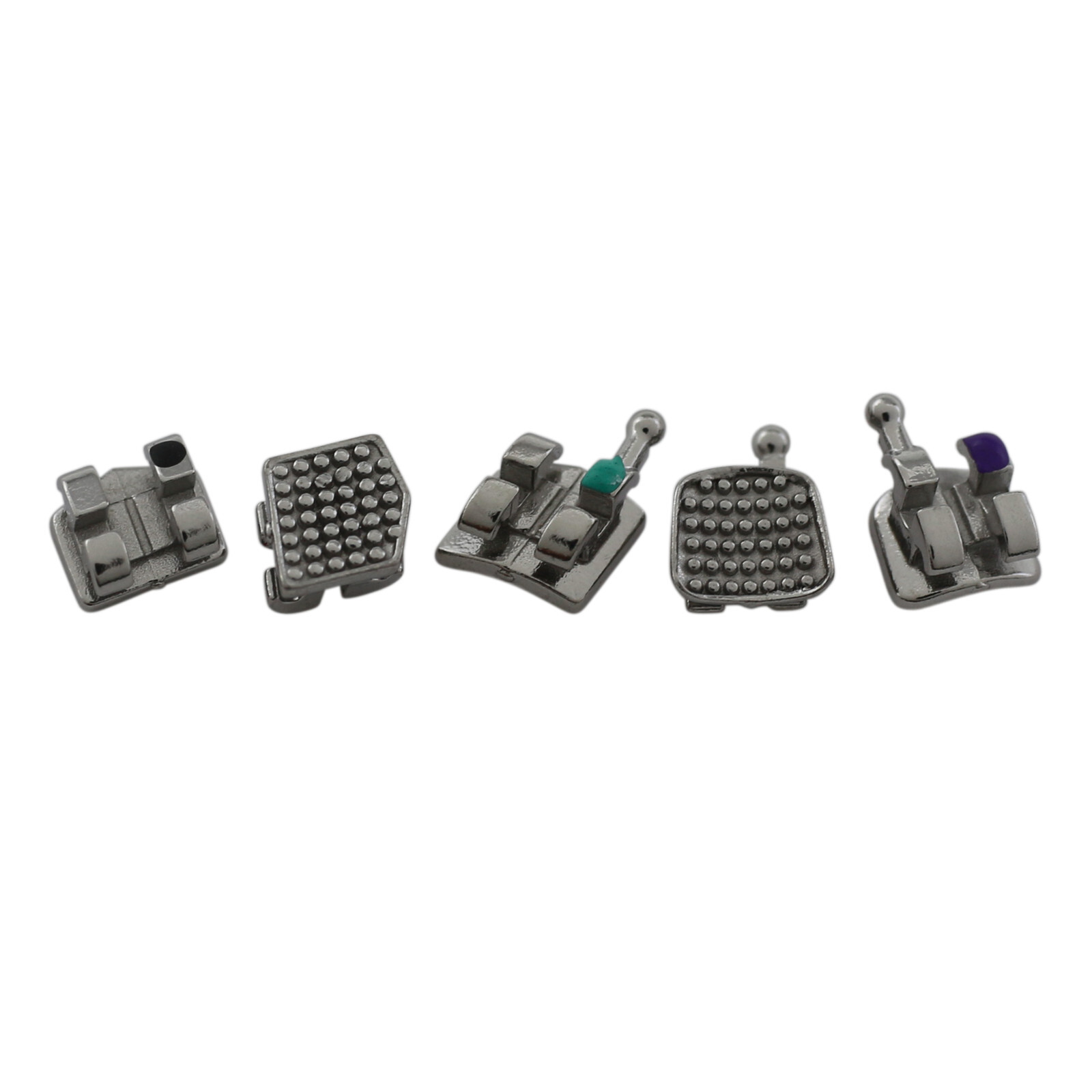 Dental Ortodoncia Braces Brackets Metal MIM Mini 022 018 Roth MBT 345 Hook 5-5