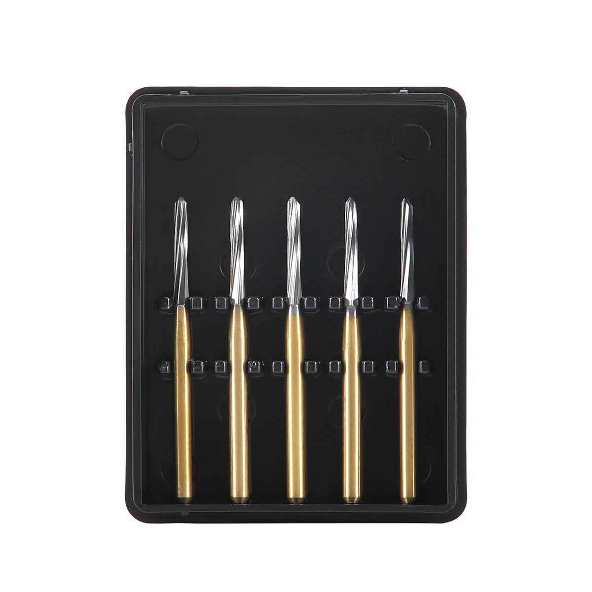 5PCS Dental Endodontic ENDO-Z Tungsten Carbide Burs FG Round Bur High Speed 21mm