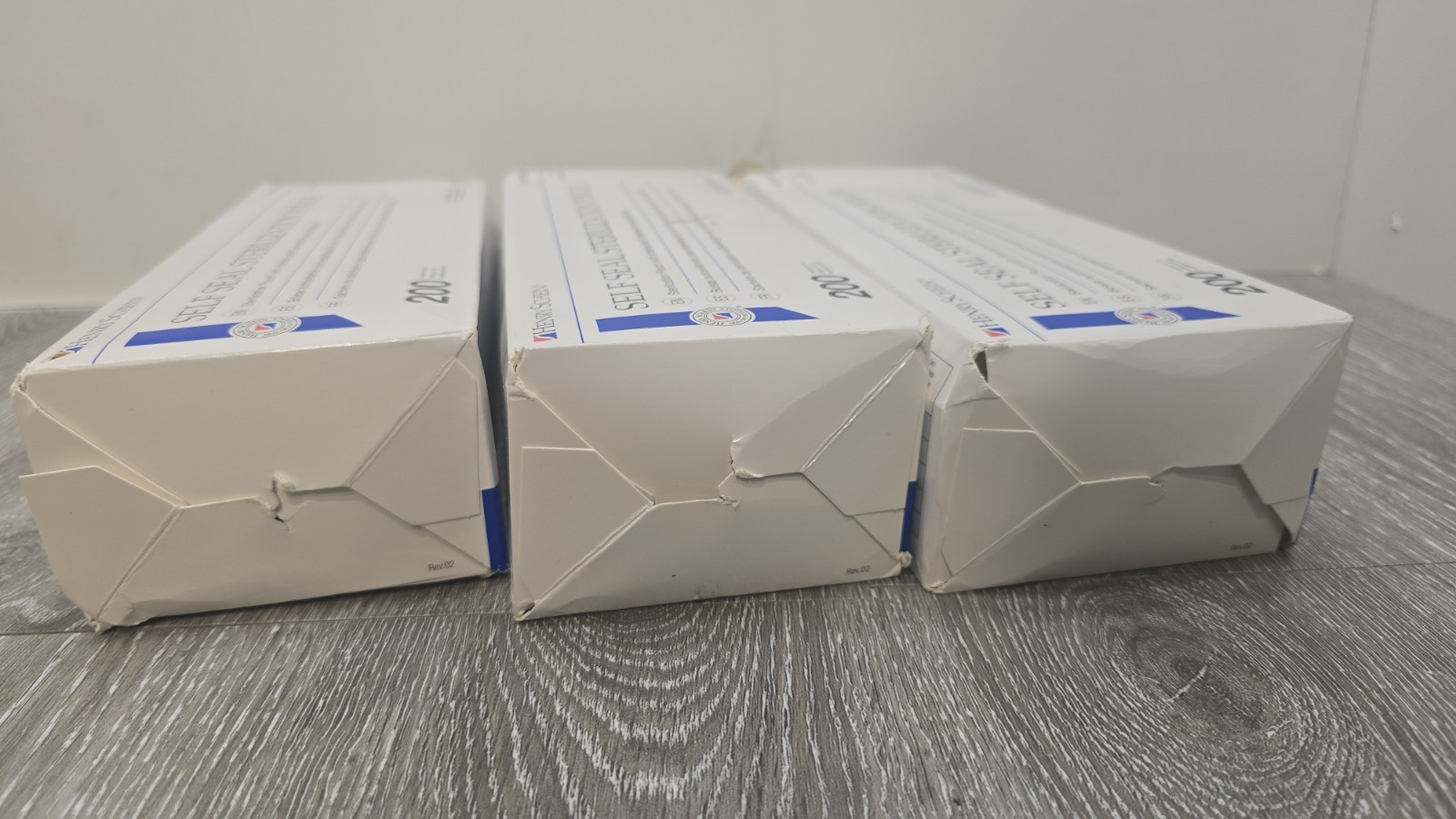 Lot of 3 Boxes Henry Schein Sterilization Pouch 200 Count 3.5X9″ REF: 112-4853
