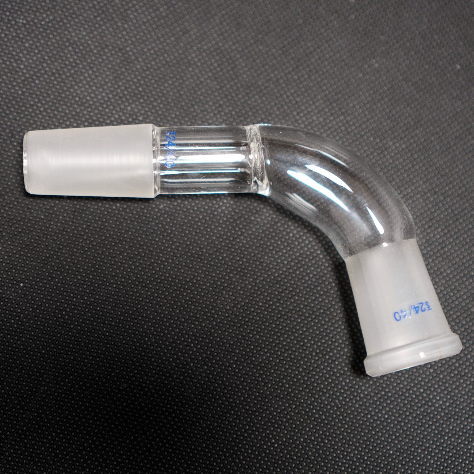 Lab Glass bent connecting adapter 24/40 Joint, Laboratory Glass