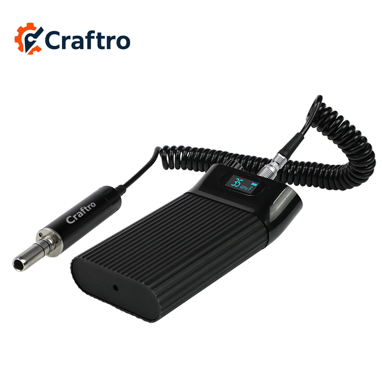 Craftro 35K RPM Dental Lab Portable Micromotor Polishing Unit + E-type Handpiece