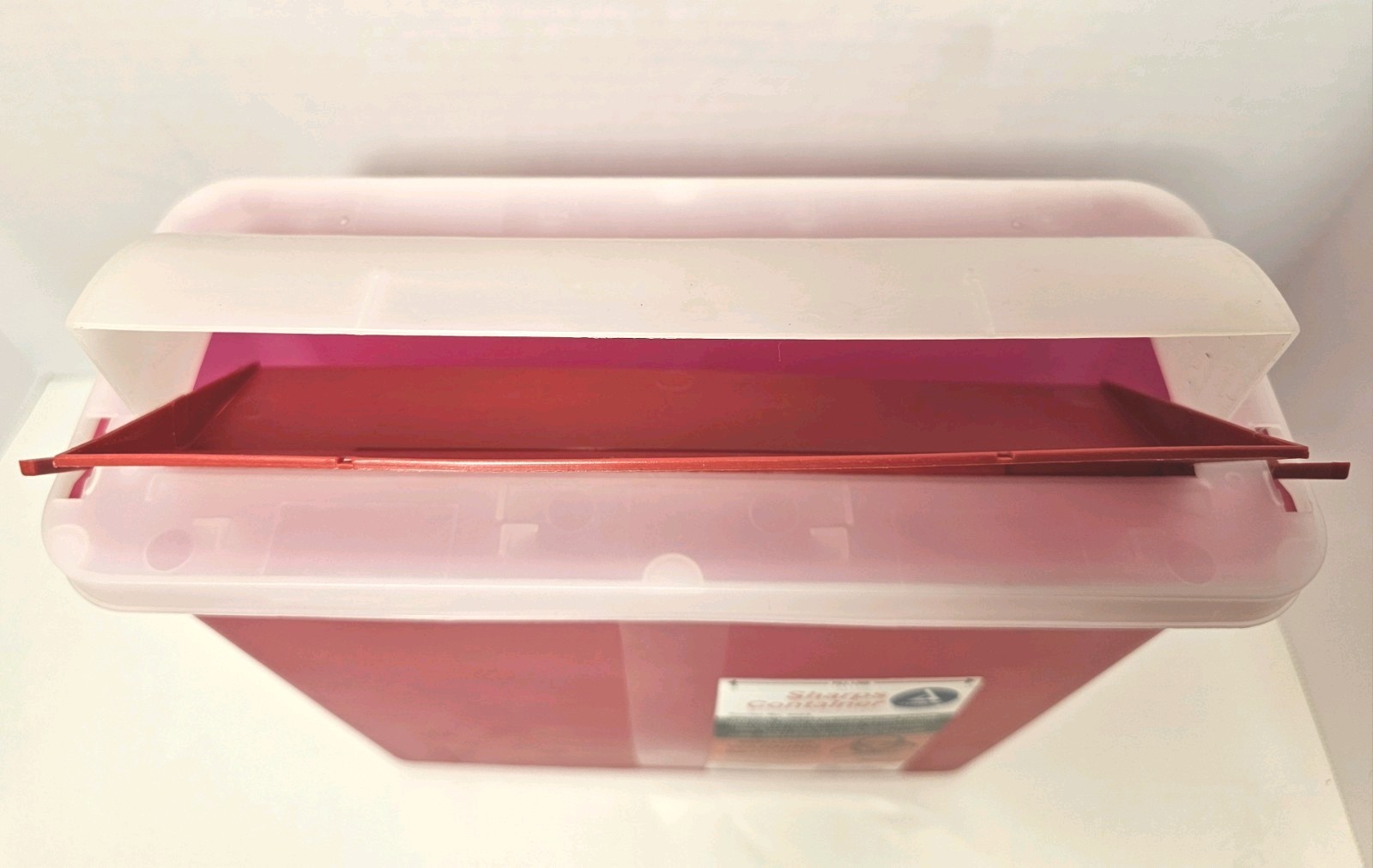 5 PACK Sharps Containers with Lids, 5 Quart / 1.25 Gallon In-Room Disposal