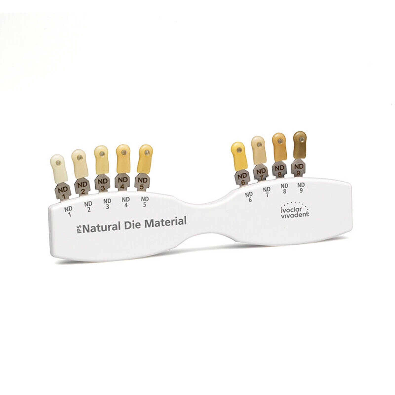 1Set Dental IPS Natural Die Material Shade Guide Ivoclar Vivadent ND1-9 Abutment