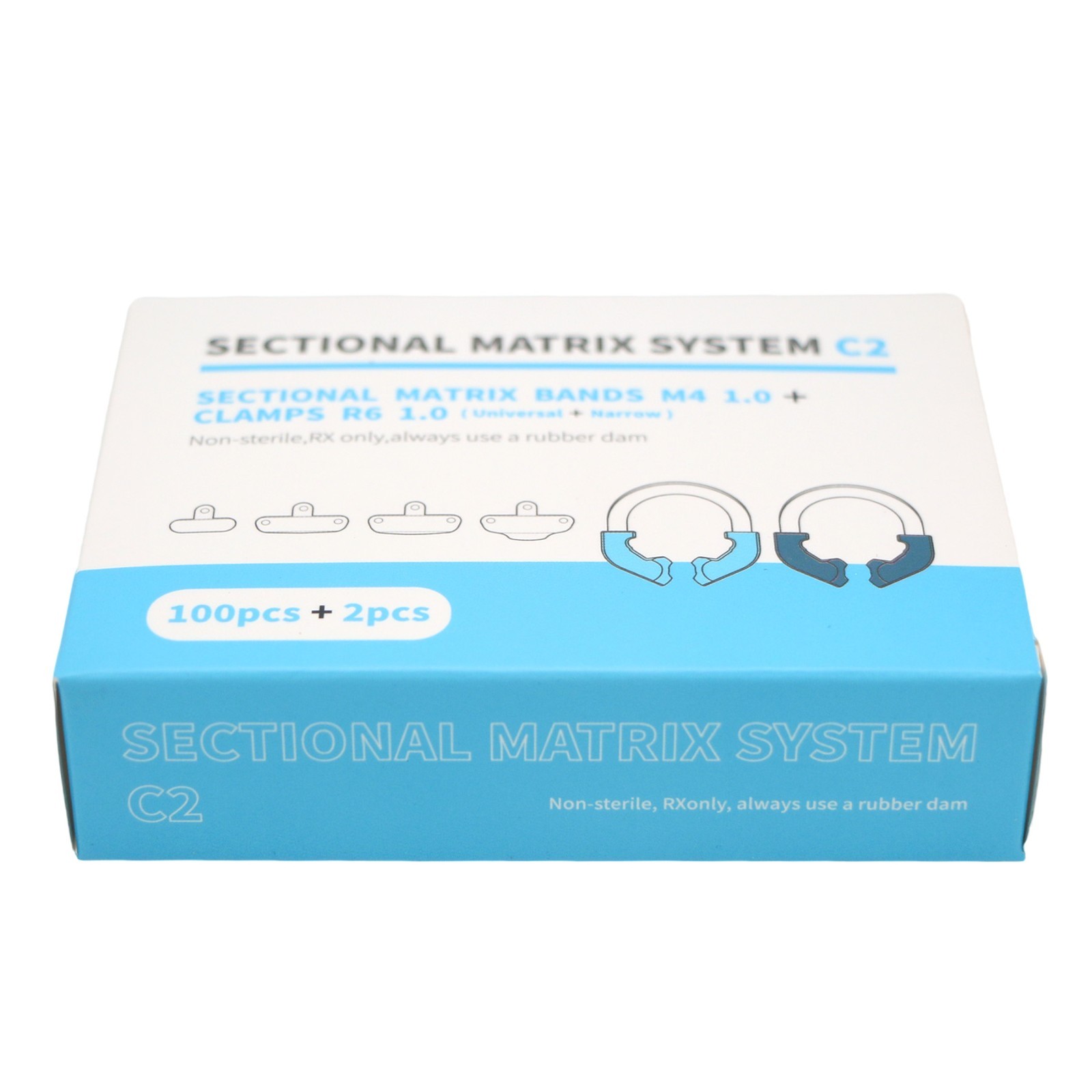 Dental Sectional Matrix Clamp Matrix Bands Ring Fit Garrison Palodent V3 System