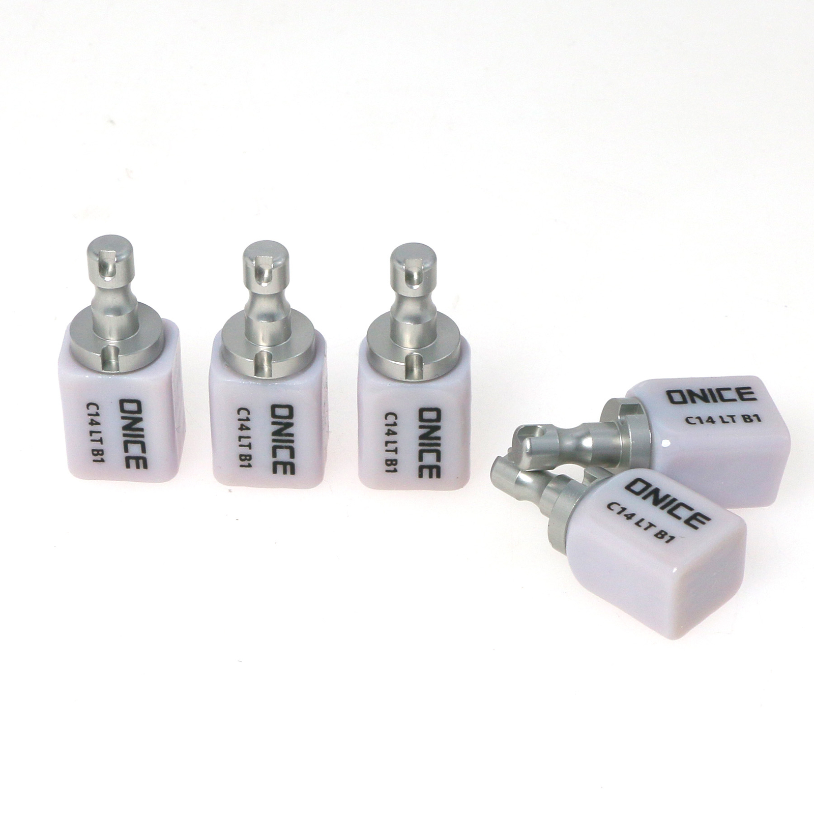 5Pcs/Box Dental LT HT C14 Glass Ceramic Lithium Dislicate Blocks Cerec CAD/CAM