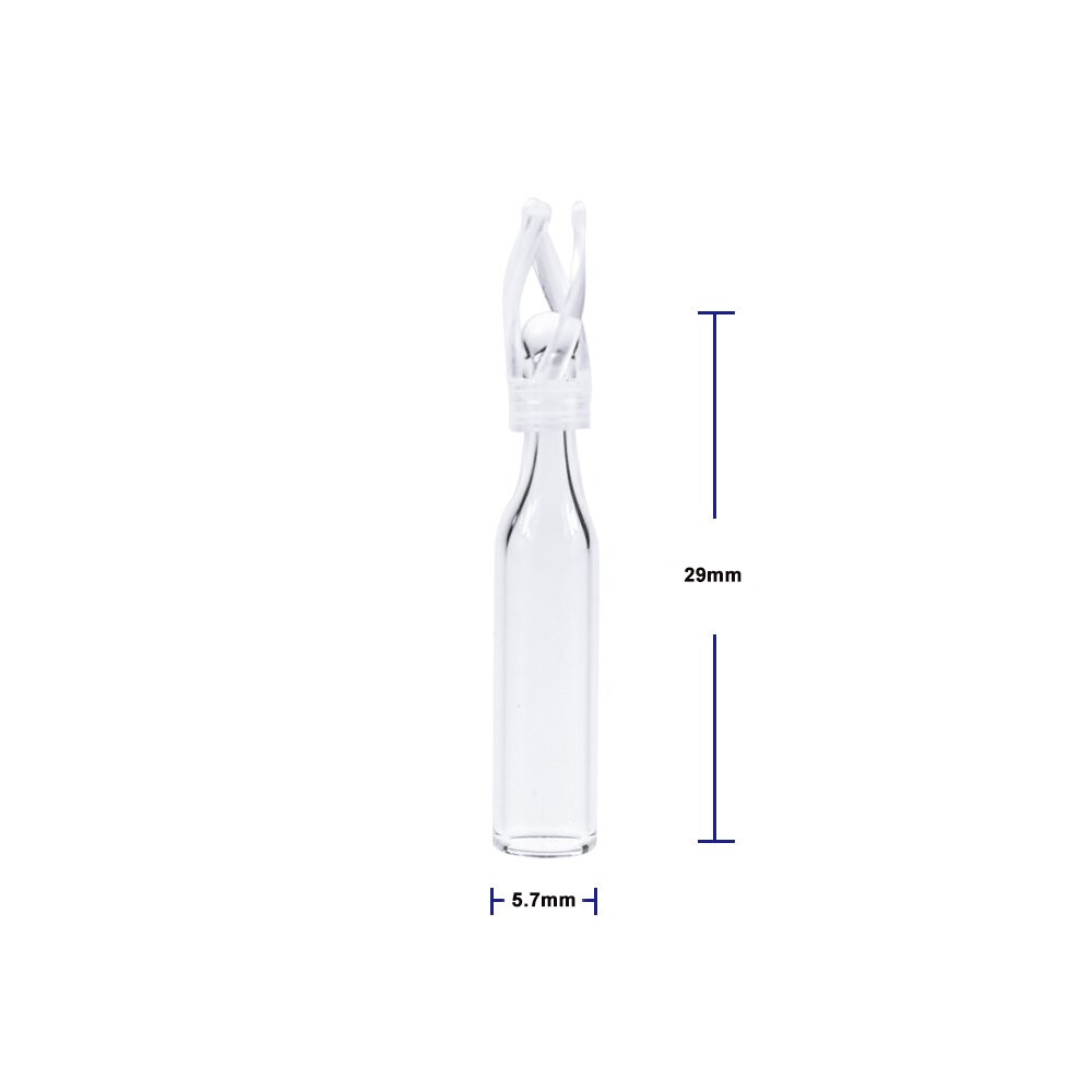 2000x 2mL Autosampler Vials 9-425 Clear,9mm Screw Cap|250ul Vial Micro-Insert GC