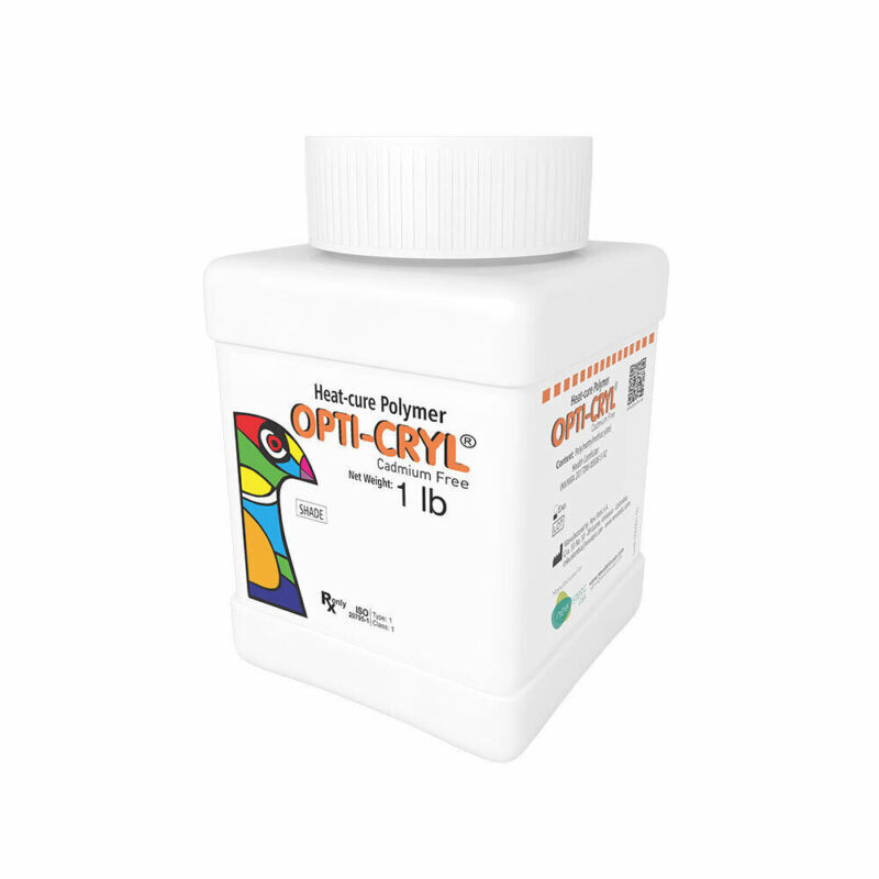 Opti-Cryl Heat Curing Acrylic Resin Powder 1lb