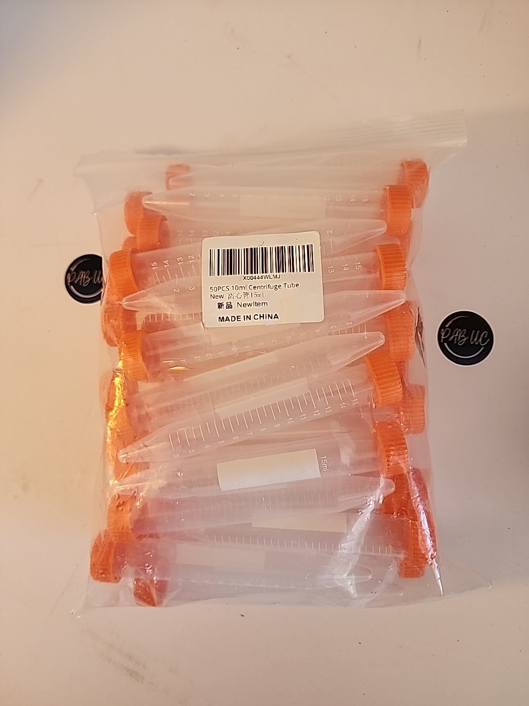 15 mL Centrifuge Tube, Sterile DNase & RNase Free