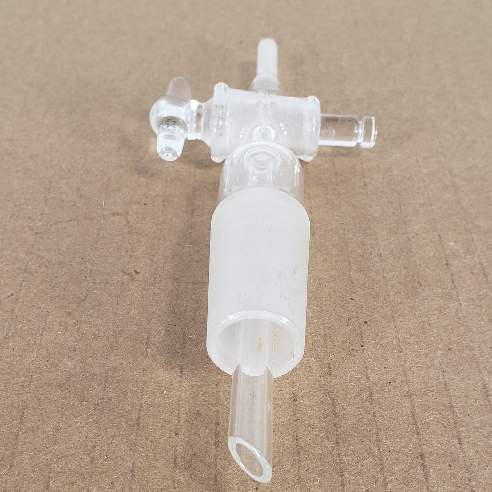 Unbranded Straight 24/40 Outer Joint To 1/4″ Straight Tube Gas Inlet Adapter