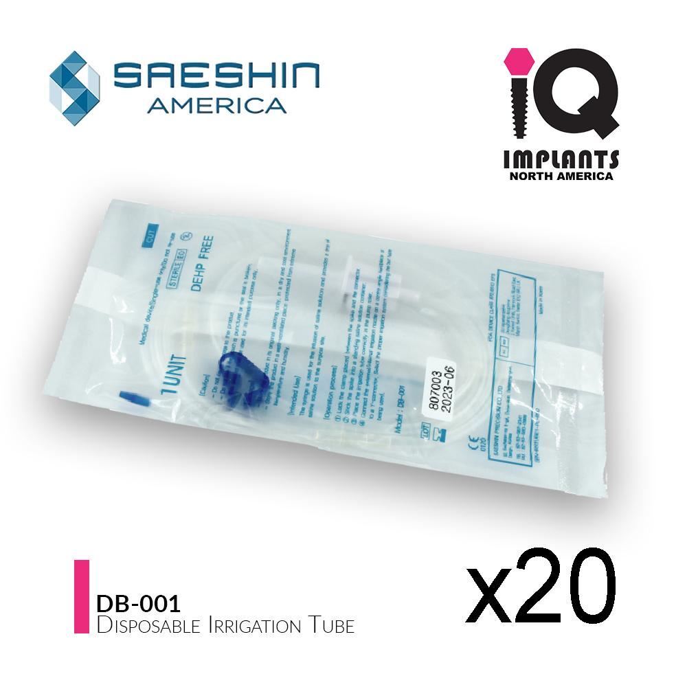Saeshin Disposable Irrigation Tubing for Impl*nt Motor Systems, (20-Pack)