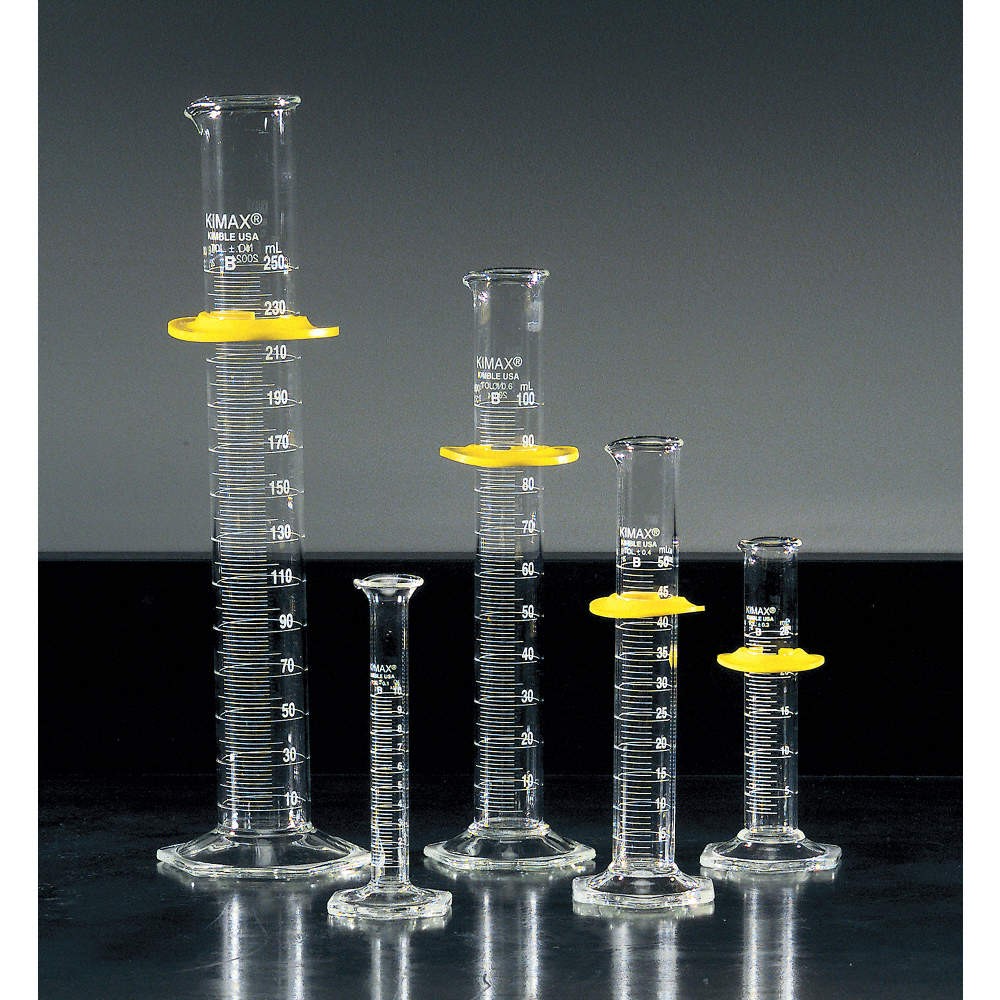 KIMBLE 20024-01 Graduated Cylinder,10-250 mL,PK5 8Z987