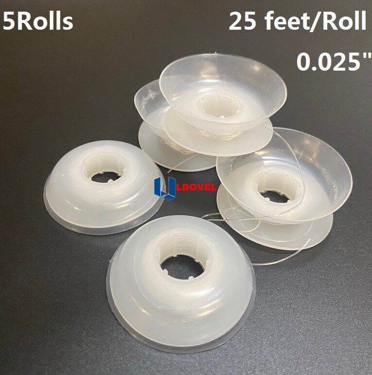 25feet/Roll Solid Elastic Thread Dental Ortho Clear Powerful 020 025 030 Gray