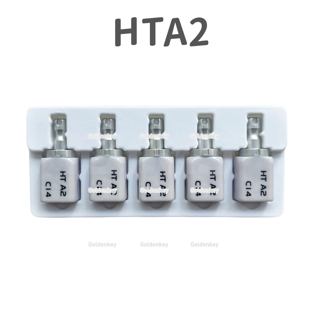 5Pcs/Box C14 Dental Glass Ceramic Lithium Dislicate Blocks Cerec CAD CAM