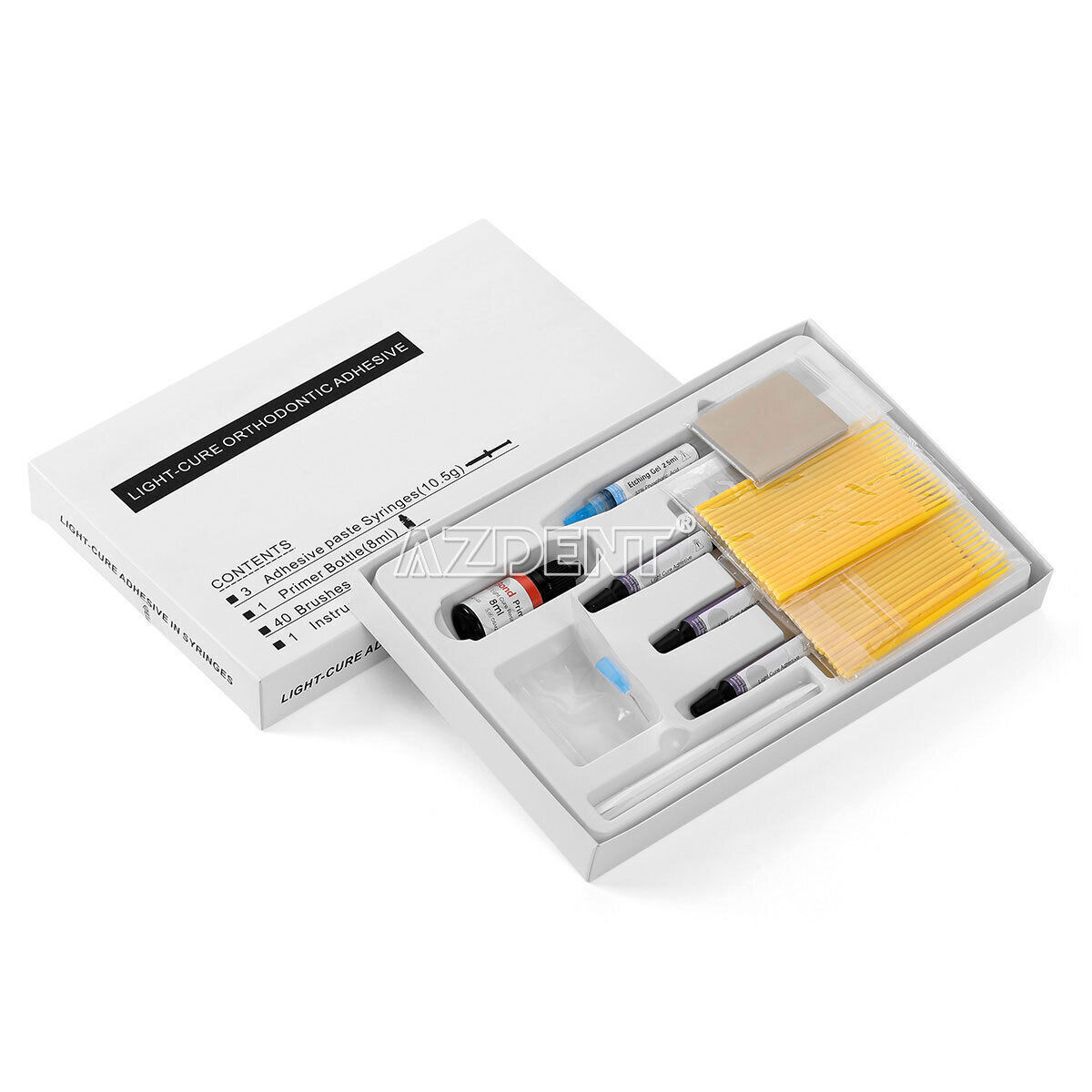 Dental Orthodontic Light Cure Bracket Braces Glue Bonding Resin/Etching Gel