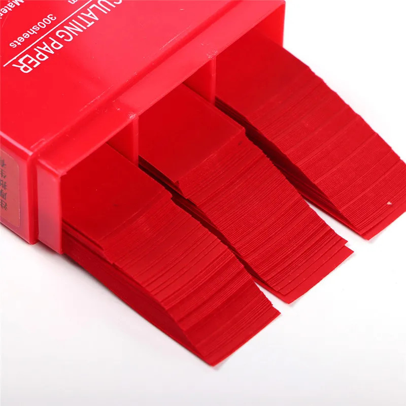 300 Hoja/ caja Dental Dentista Papel Articulado Tiras Azules Herramienta Dientes