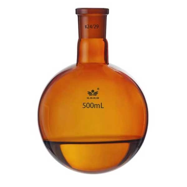 5ml-1000ml Round Bottom Amber Boiling Flask with Standard Joints Lab Supplies ca