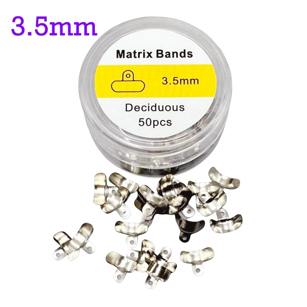 Dental Matrix Bands Ring Sectional Matrice M4 Matrix 50pcs Matrices Bands Plier