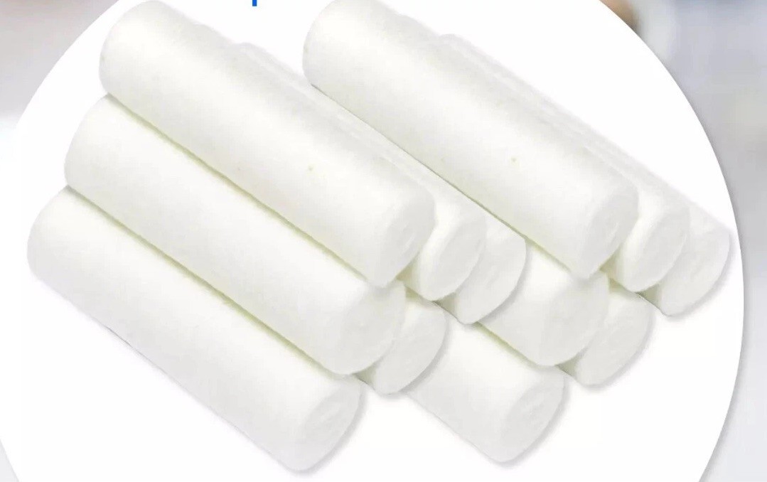200pcs Dental Cotton Rolls Premium Quality Size #2 Medium Nonsterile, 3/8″