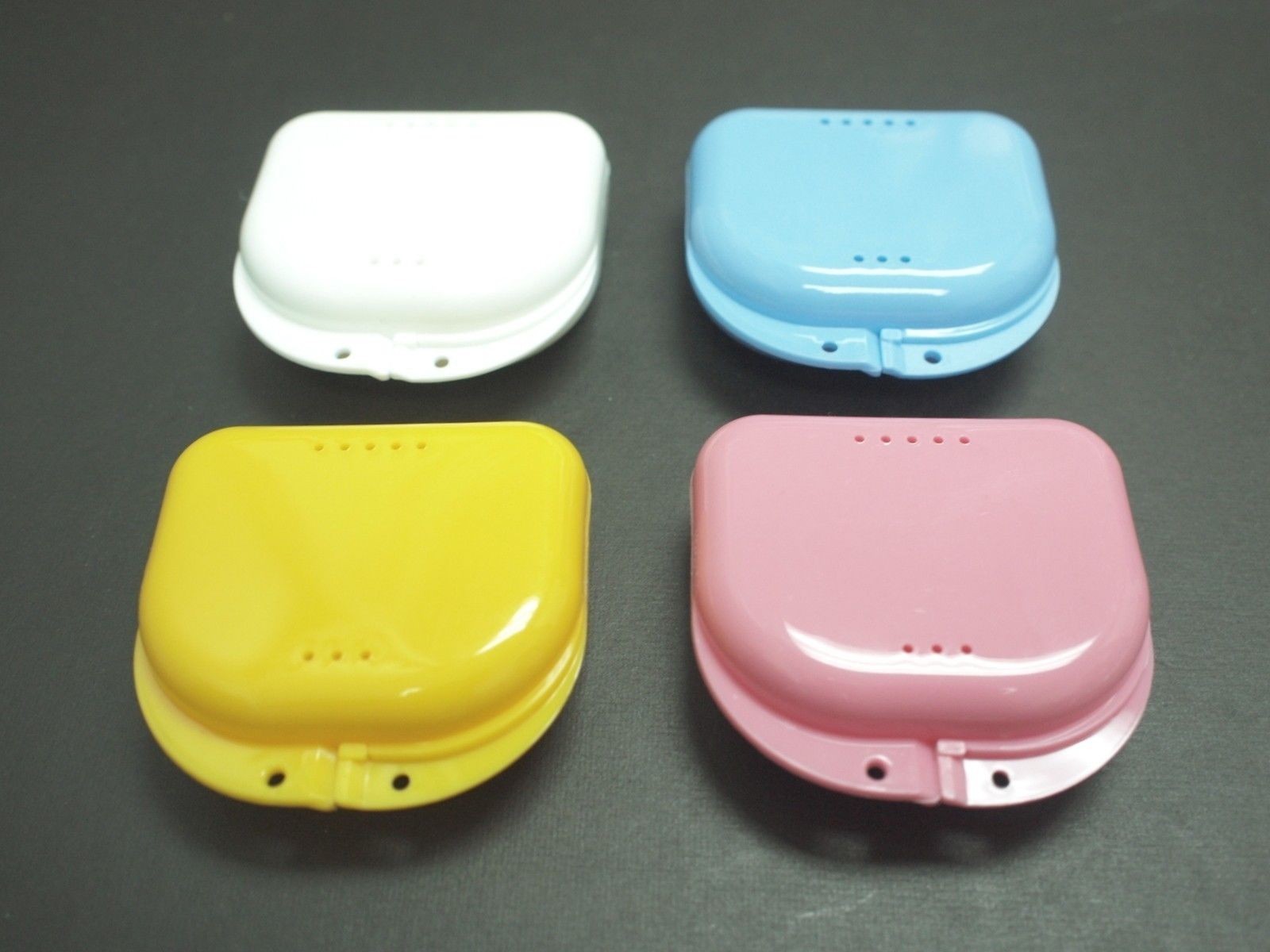 Dental Retainer Boxes Denture Case Mouthguard Containers Box Mouthguard Holder