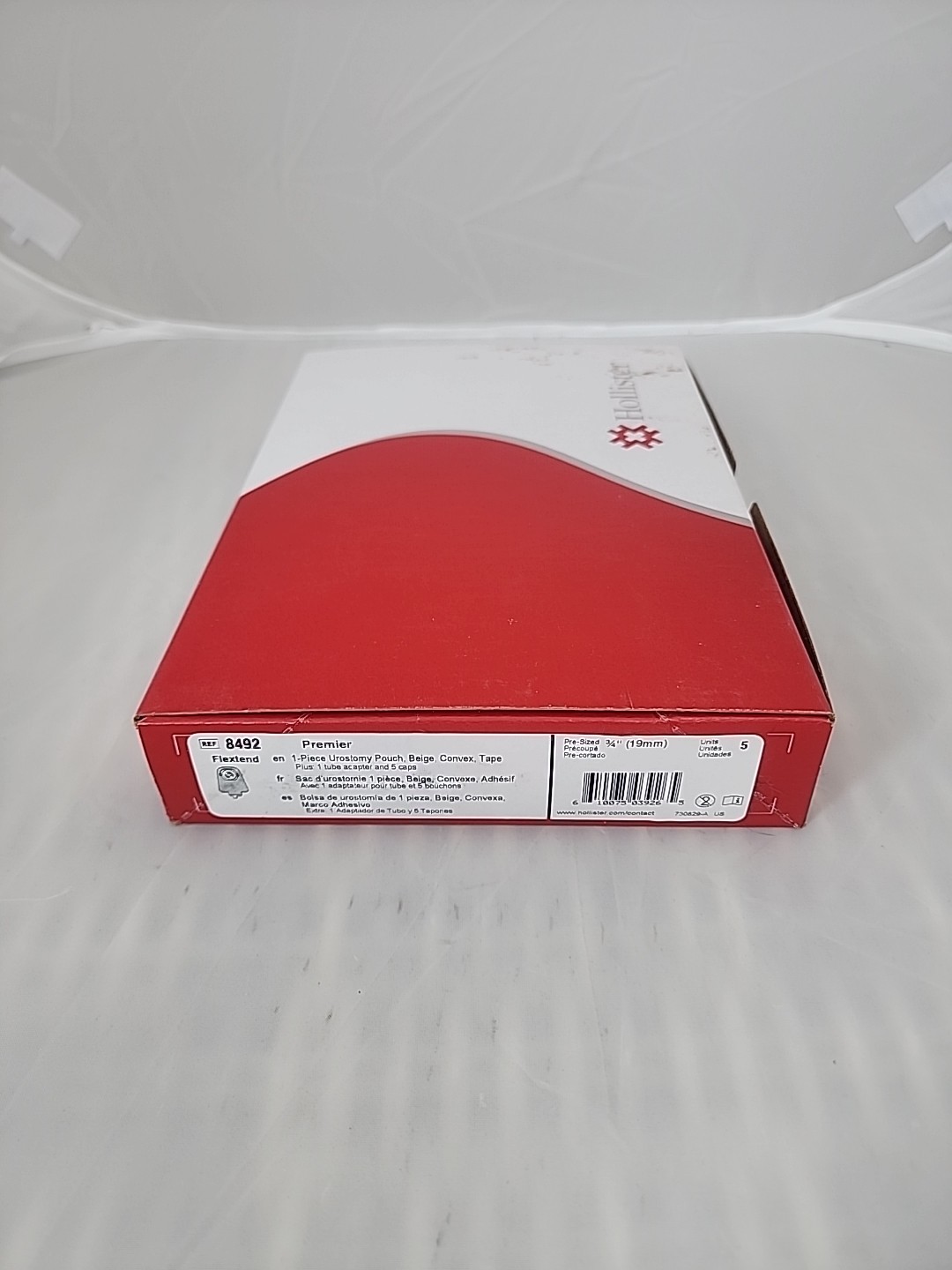 Box of 5 Hollister 8492 1-Piece Urostomy Pouch 2029 Expiration FREE SHIPPING