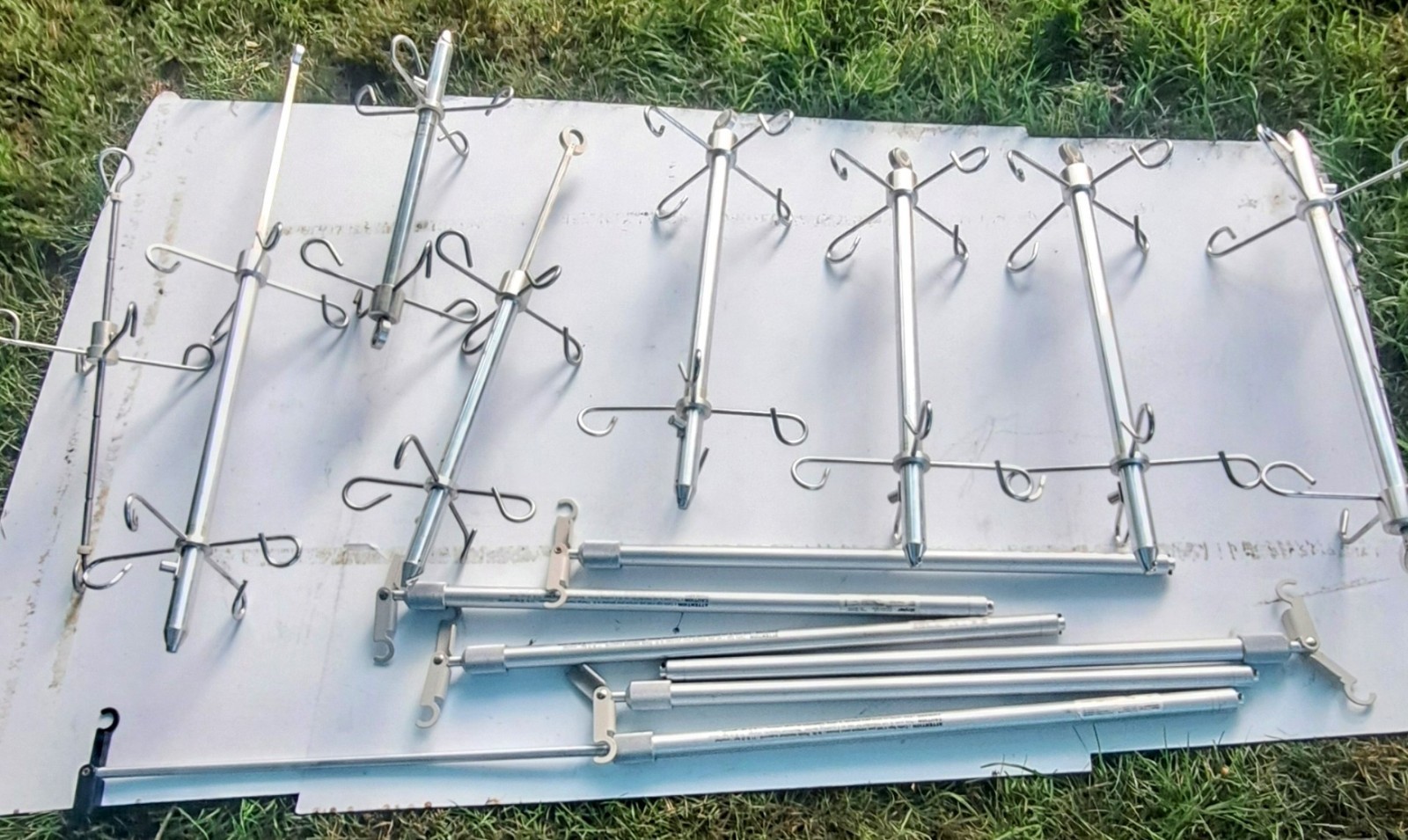 Telescoping Hanging Rods For IV -Welding Guns- Handles -Tools – Set of 16 Rods