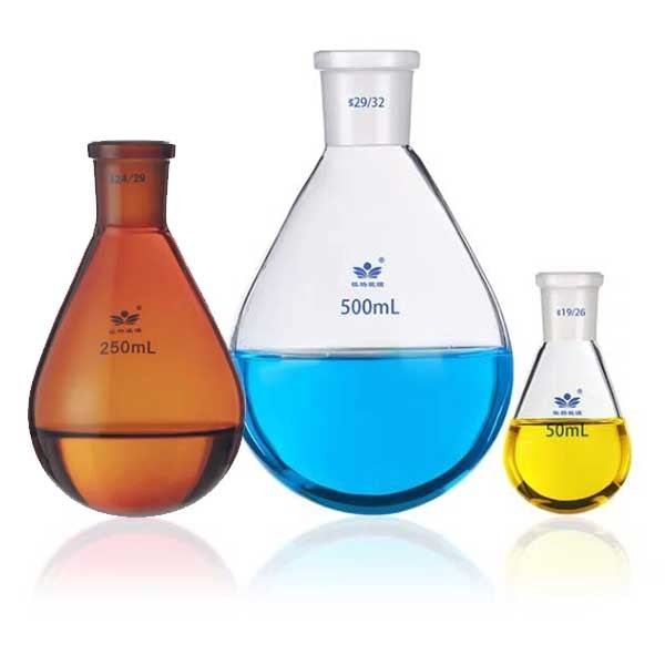 5ml – 2000ml Eggplant Shape Evaporating Flask with Standard Joints Glassware us