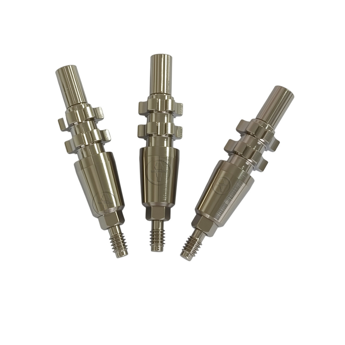 10 pcs Zimmer 3.5 compatible Ti transfer abutment Open Tray Transfer