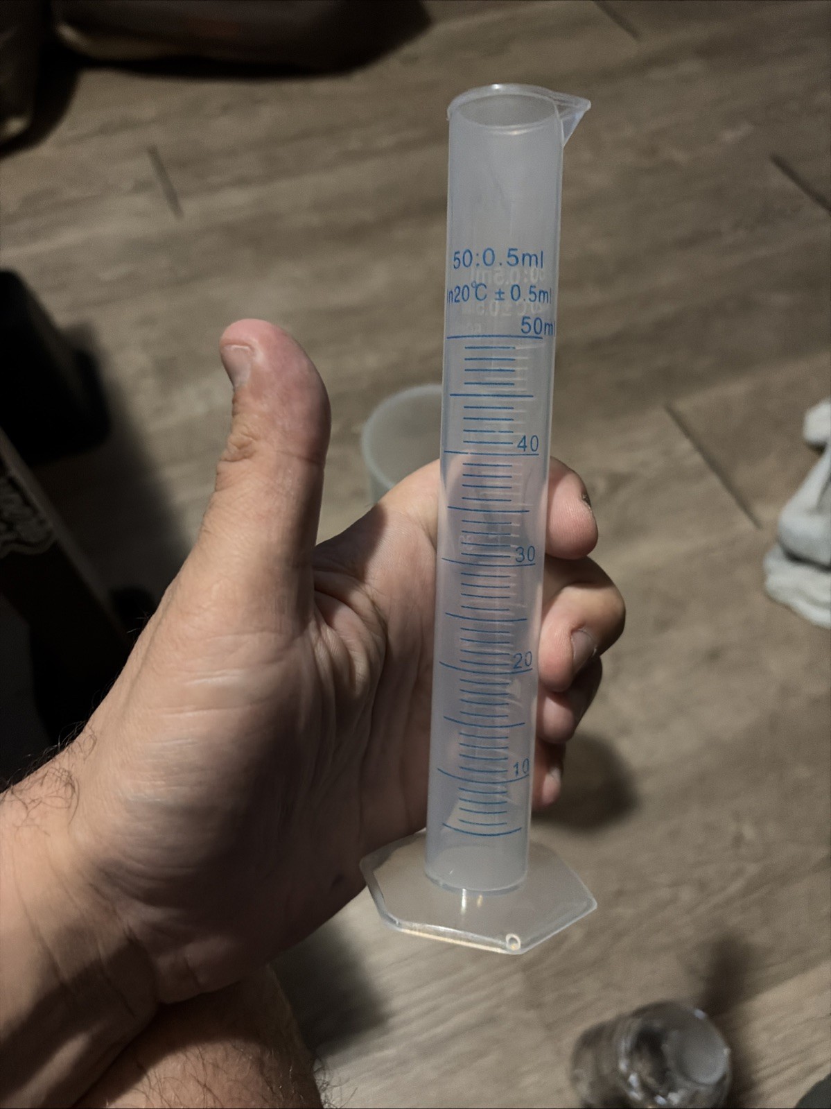 Graduated Cylinder Lot Of 5 – 1000ml – 500ml – 250ml – 100ml – 50ml Plastic