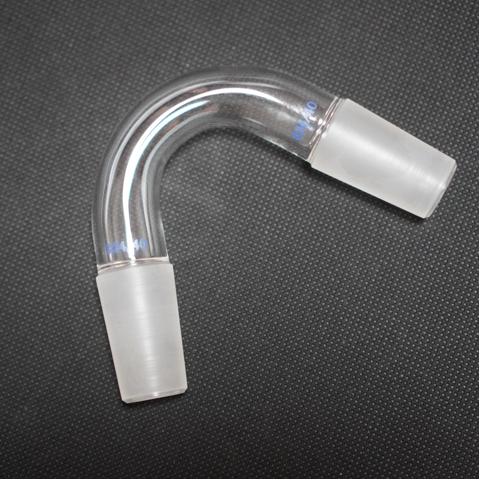 Lab Glass bent connecting adapter 24/40 Joint, Laboratory Glass