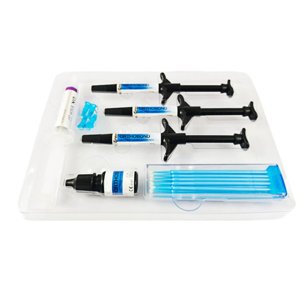 1 Box Dental Orthodontics Bonding Adhesives Clear Standard Kit Paste and Primer