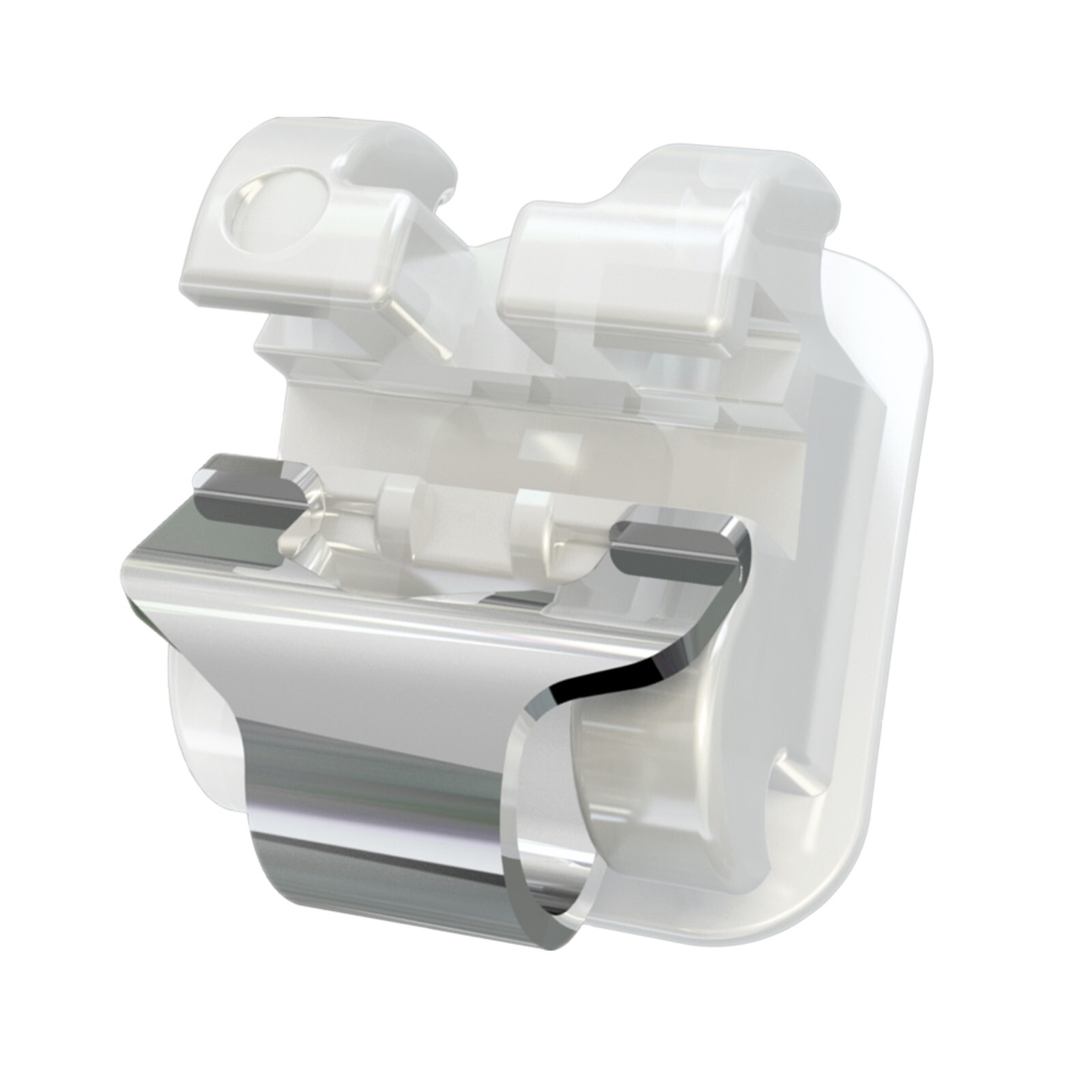 Orthodontic Bracket Self Ligating Ceramic Clear Aesthetic Interactive Roth 0.022