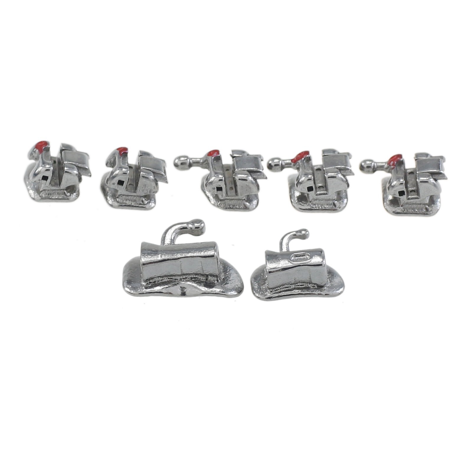 Dental Brackets Orthodontic Self Ligating Braces Metal Ceramic Roth MBT 022 345